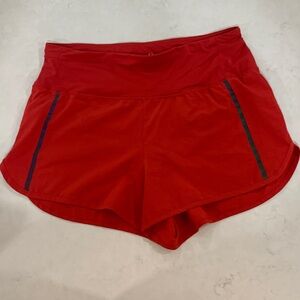 Spyder Red Wimens Running Athletic Shorts Size L